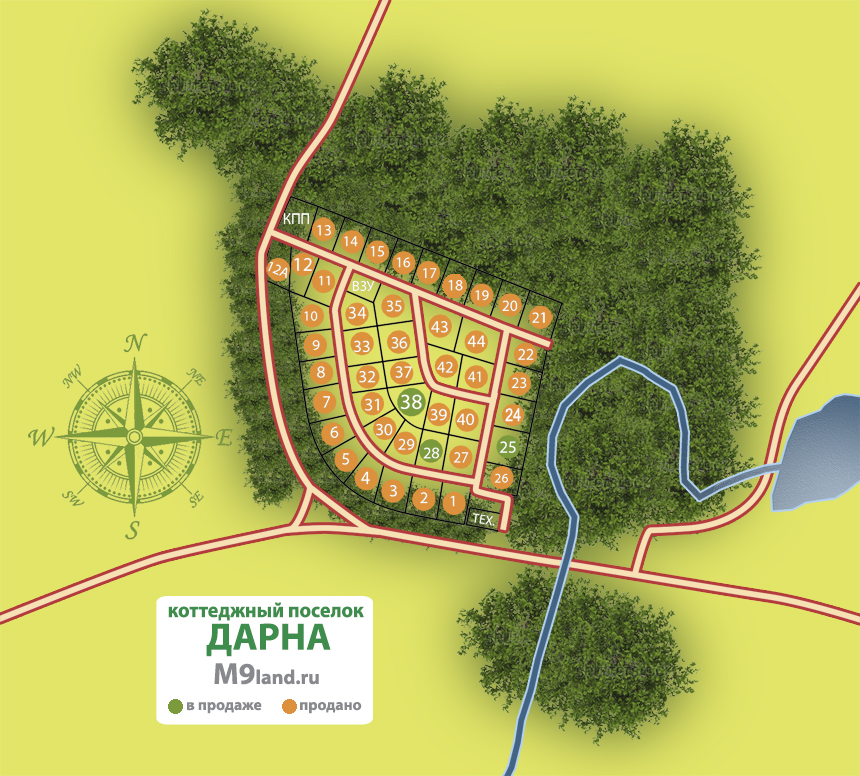 План поселка Дарна, схема поселка Дарна План поселка Дарна, схема поселка Дарна